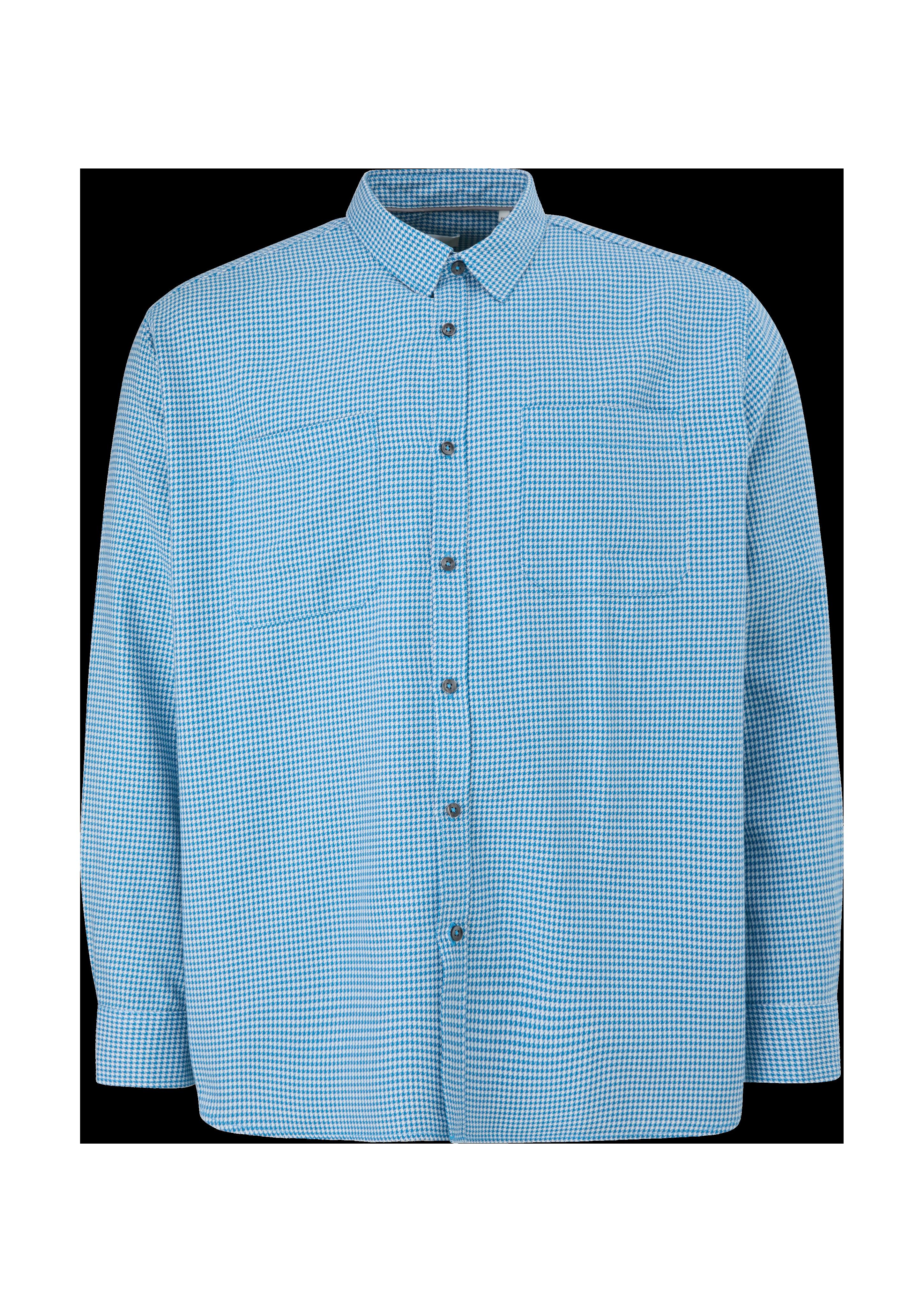 Big Size: Twillhemd mit Hahnentritt-Muster  2128148-62K2