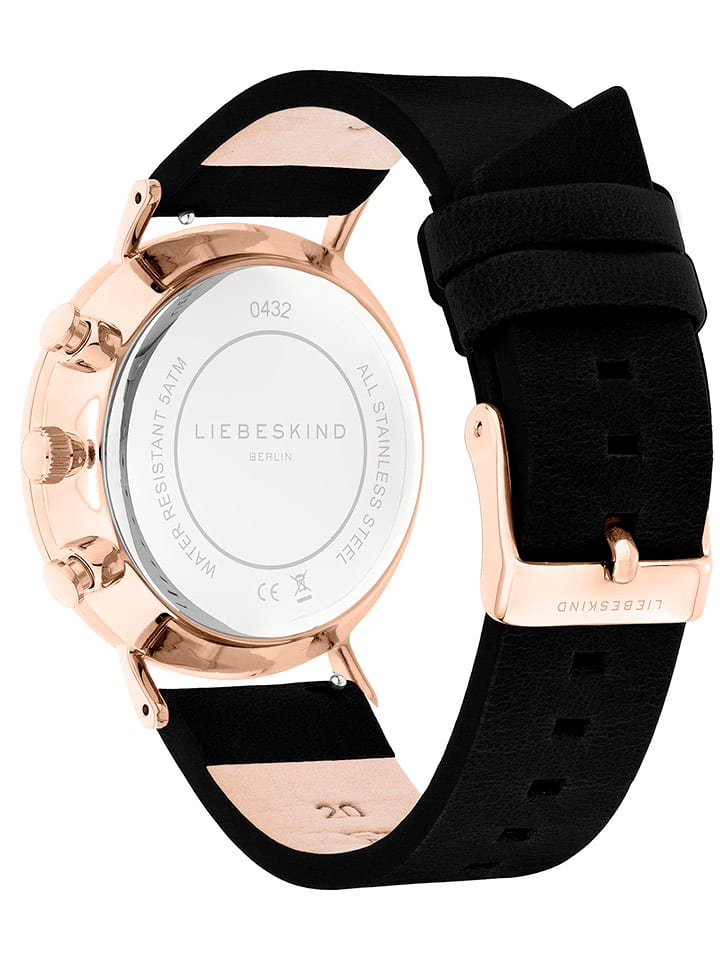 Liebeskind Chronograph in Schwarz/ Roségold günstig kaufen onesize