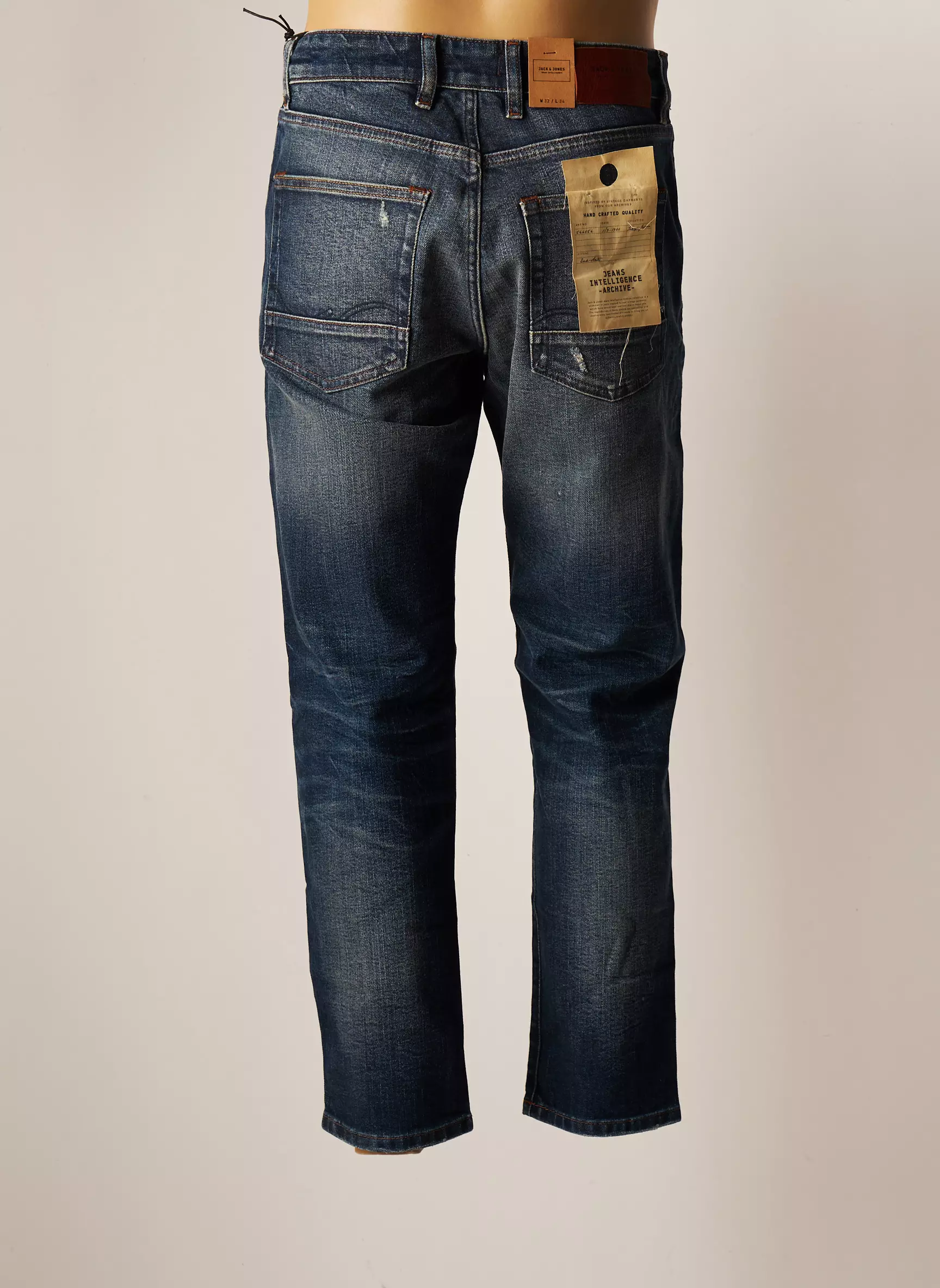 Jack Jones Jeans Coupe Droite Homme couleur bleu
