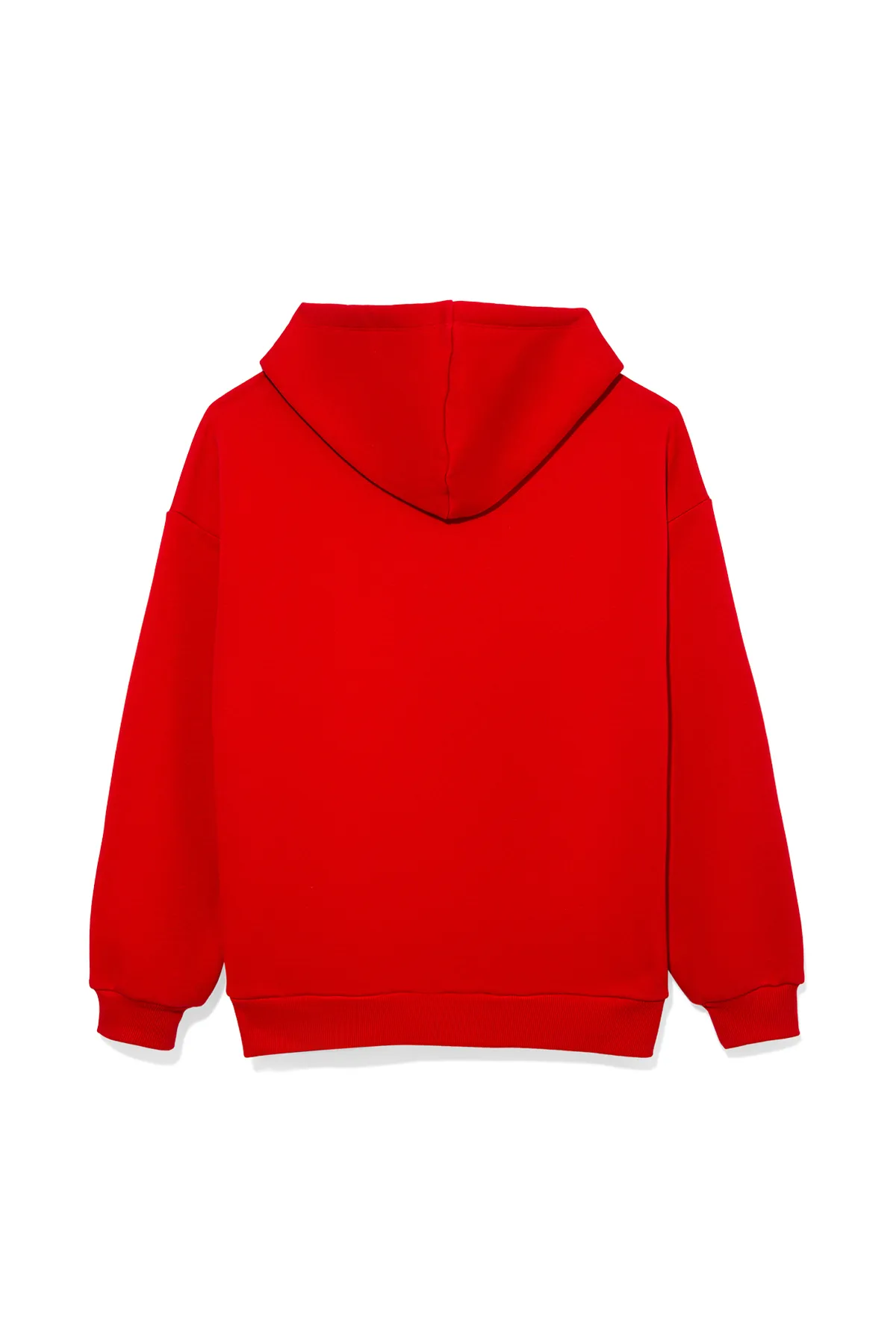 Mavi  Rotes Kapuzen-Sweatshirt mit Logo-Print 1600361-86417