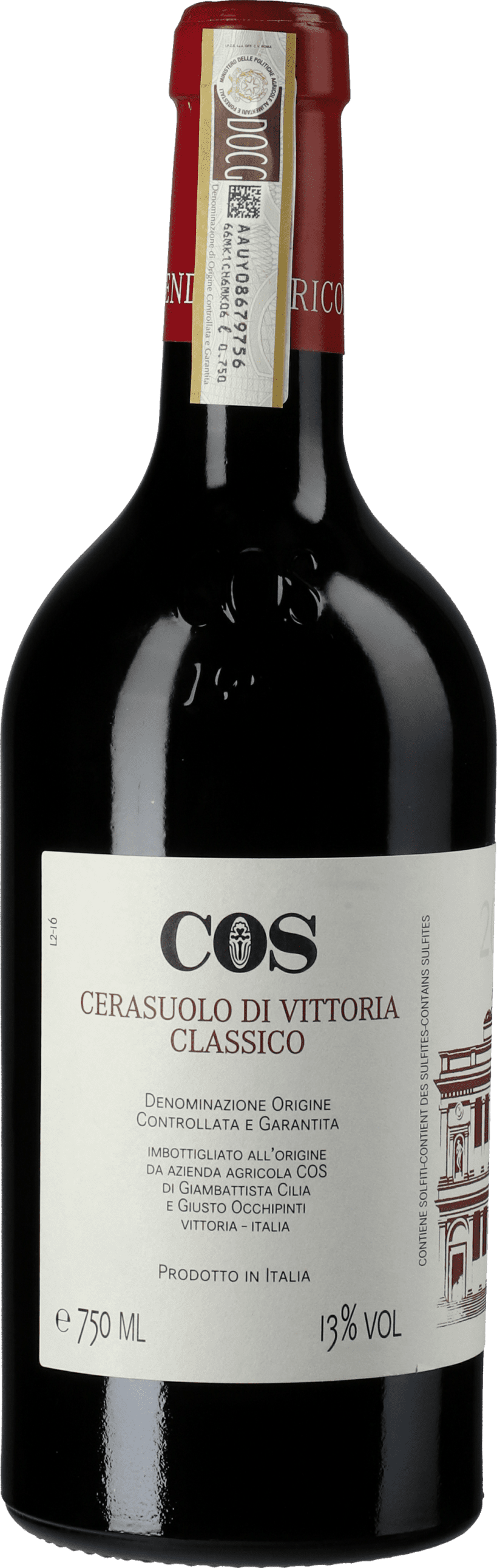 COS - Azienda Agricola: Vittoria Rosso (ehem. Cerasuolo) 2019