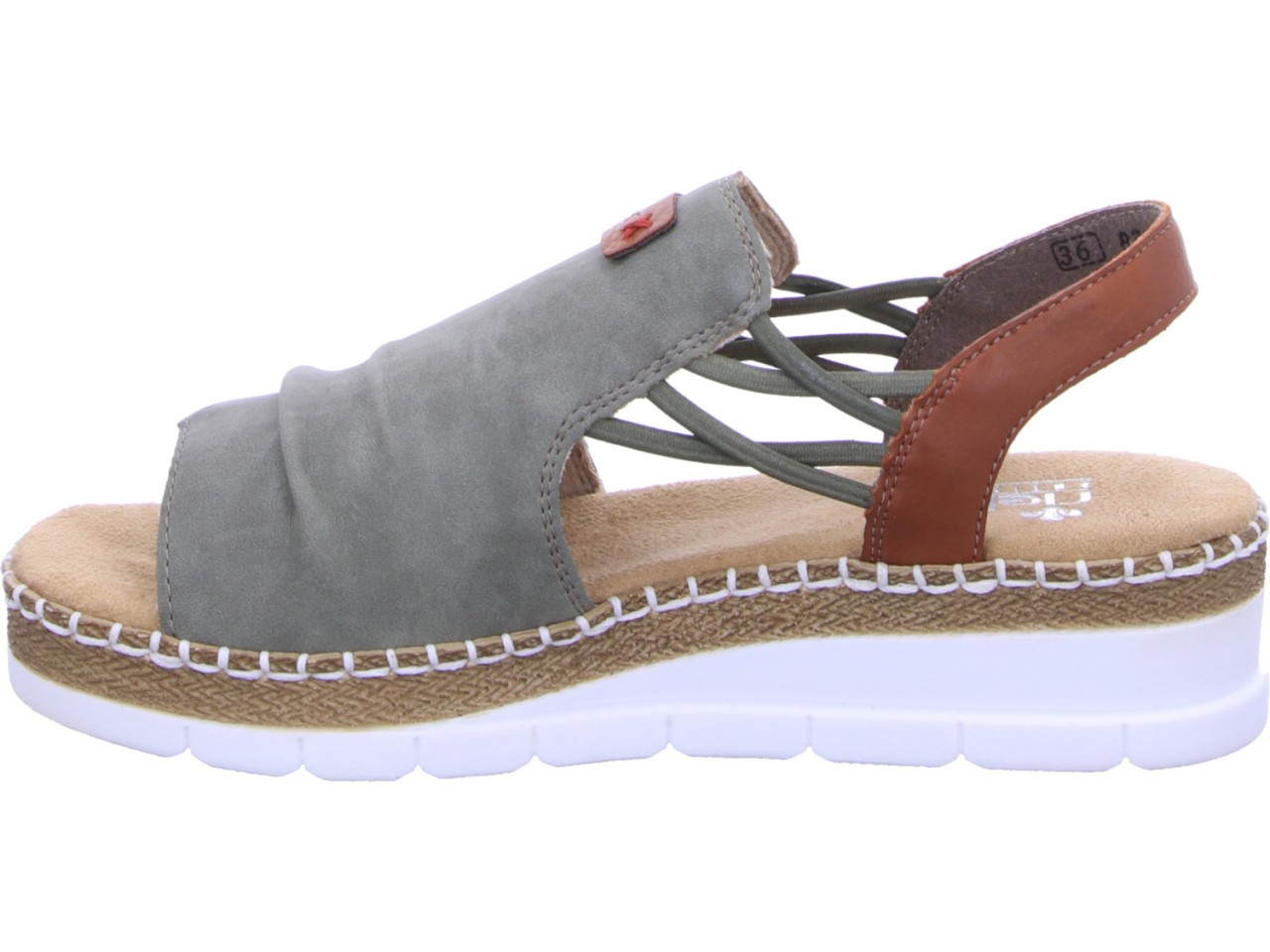 RIEKER Klassische Sandalen grün