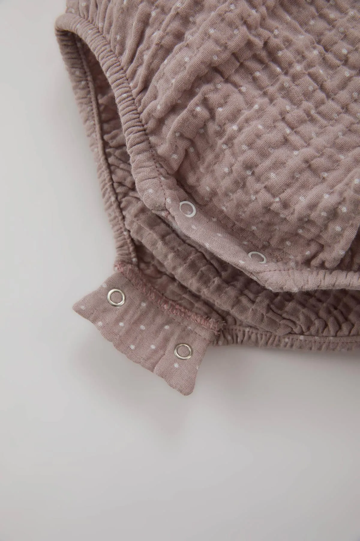 DeFacto  Gepunkteter Musselin-Overall mit Strumpfhosen für Neugeborene im 2er-Set für Babys