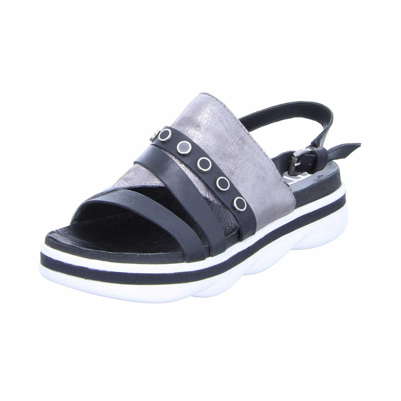 MJUS Plateau Sandalen schwarz Talisman