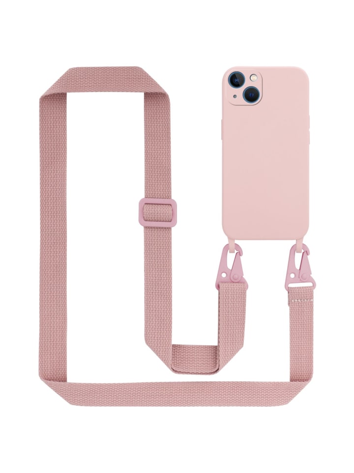 cadorabo Handykette für Apple iPhone 13 Hülle in LIQUID PINK günstig kaufen onesize