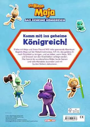 Die Biene Maja: Mein Sticker-Malbuch zum Film