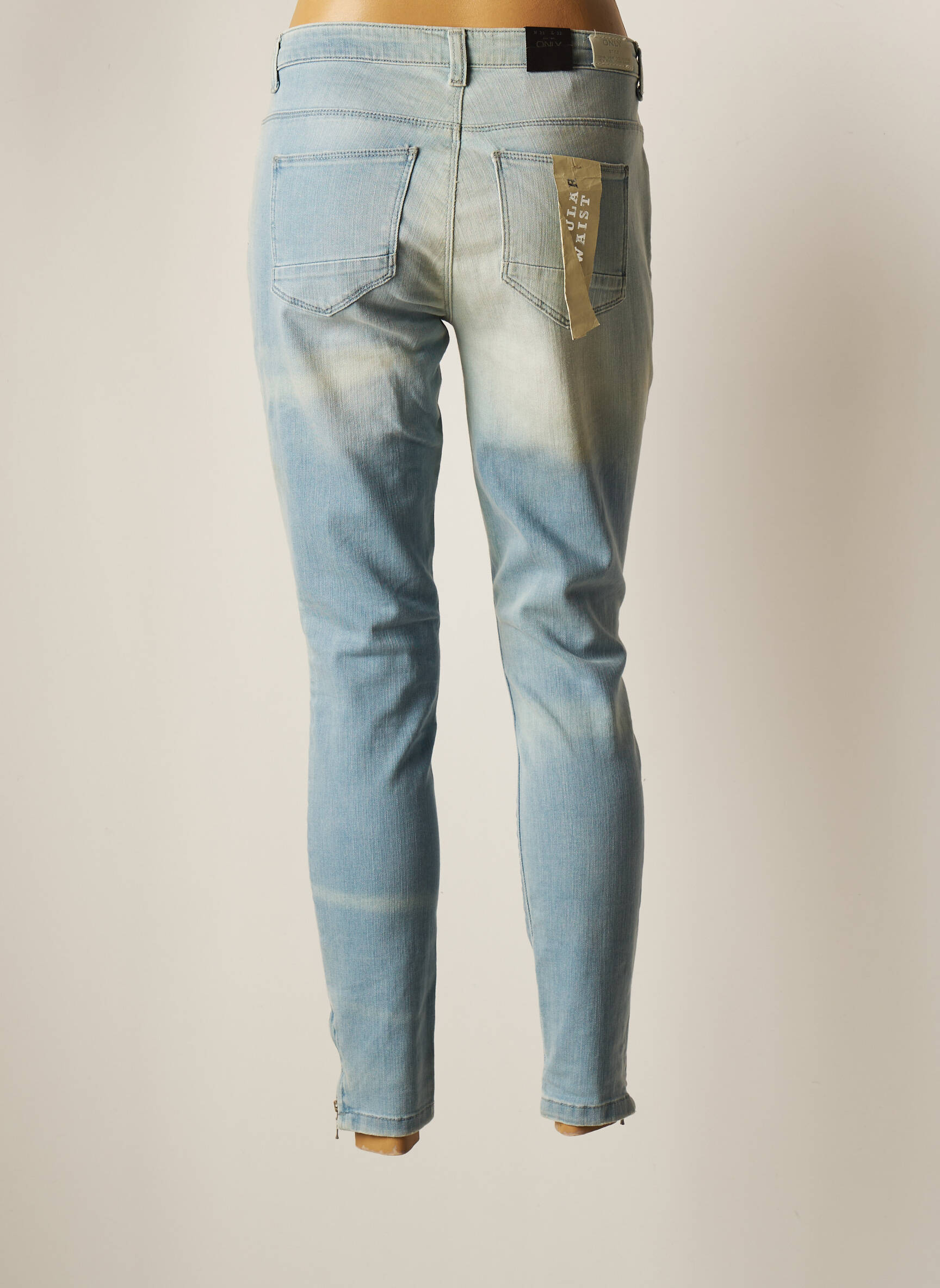 Only Jeans Coupe Slim Femme couleur bleu