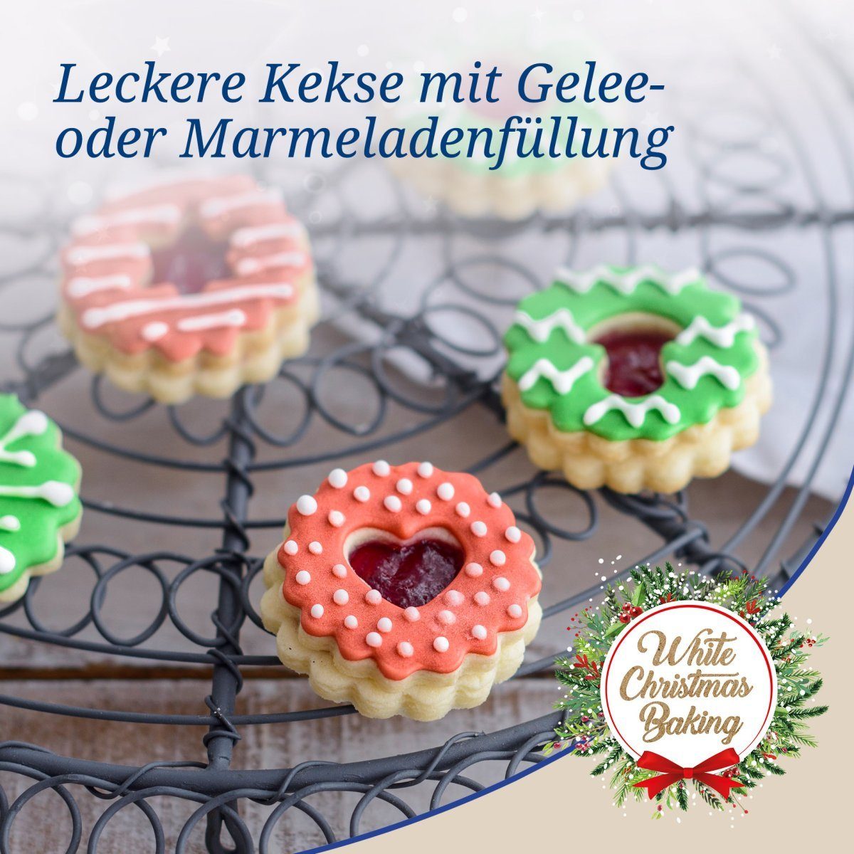 Dr. Oetker Ausstechform White Christmas Baking