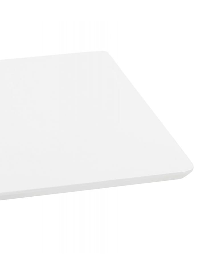 KADIMA DESIGN Esstisch Rechteckig Weiß MDF mit Stahlgestell | Moderner Stil in Weiß günstig kaufen