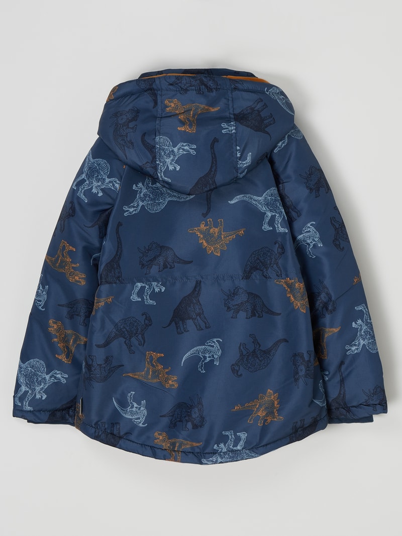 Steppjacke mit abnehmbarer Kapuze Modell 'Micco' in blau
