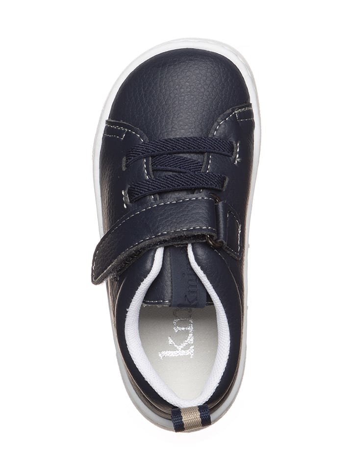kmins Leder-Sneakers in Dunkelblau günstig kaufen