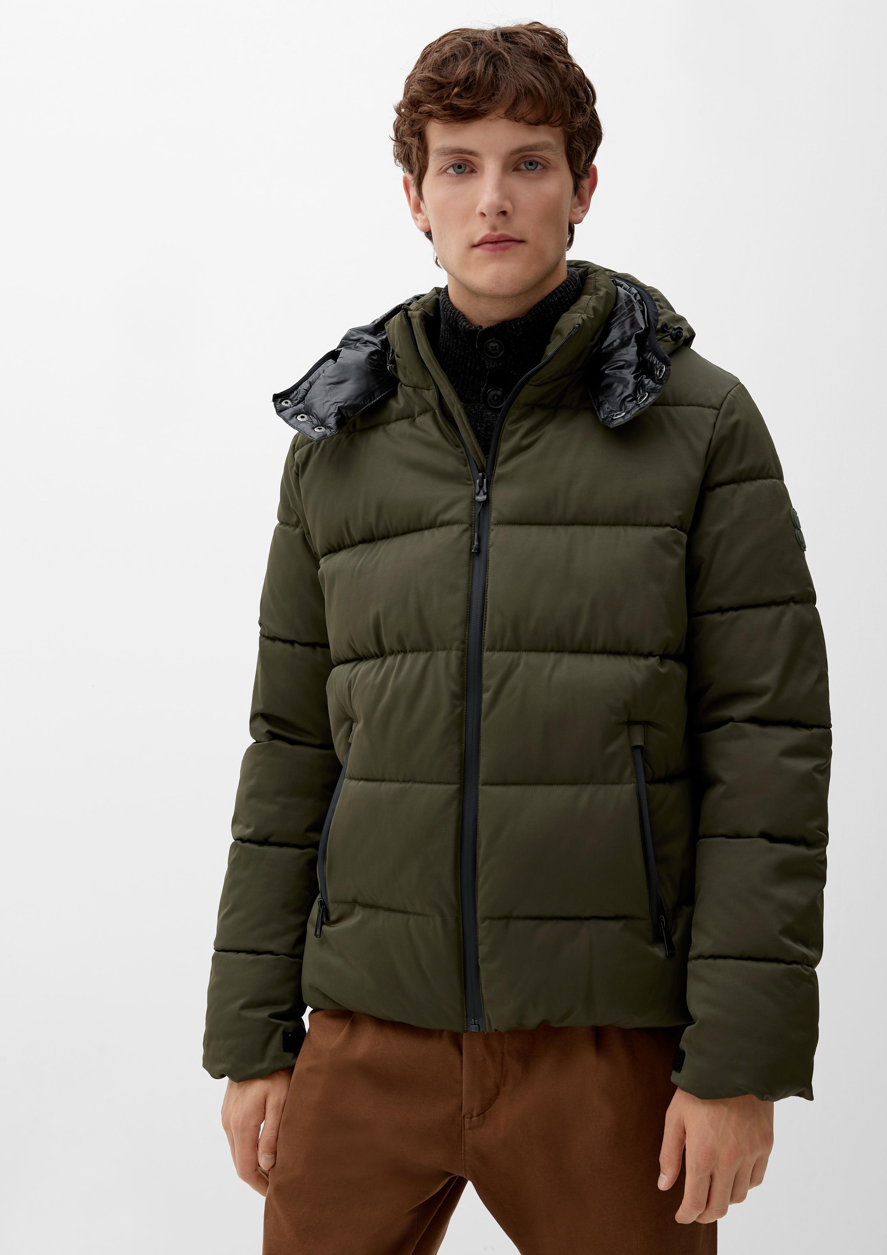 Steppjacke mit abnehmbarer Kapuze  2119422-7940