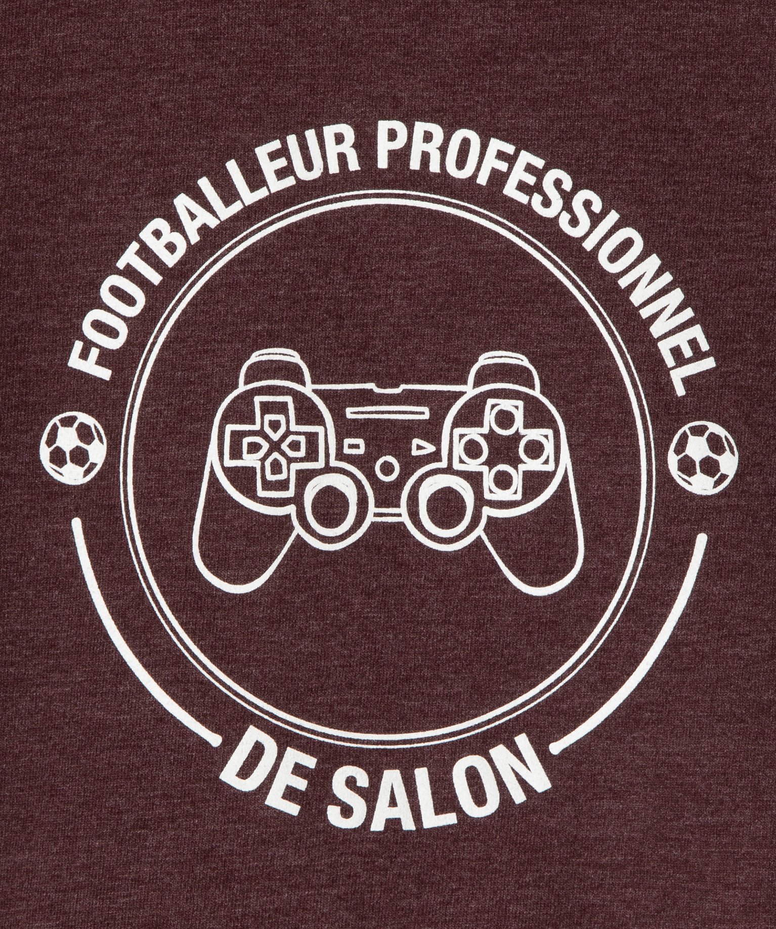 Tee-shirt Garçon motif fantaisie football rouge fonce | GEMO