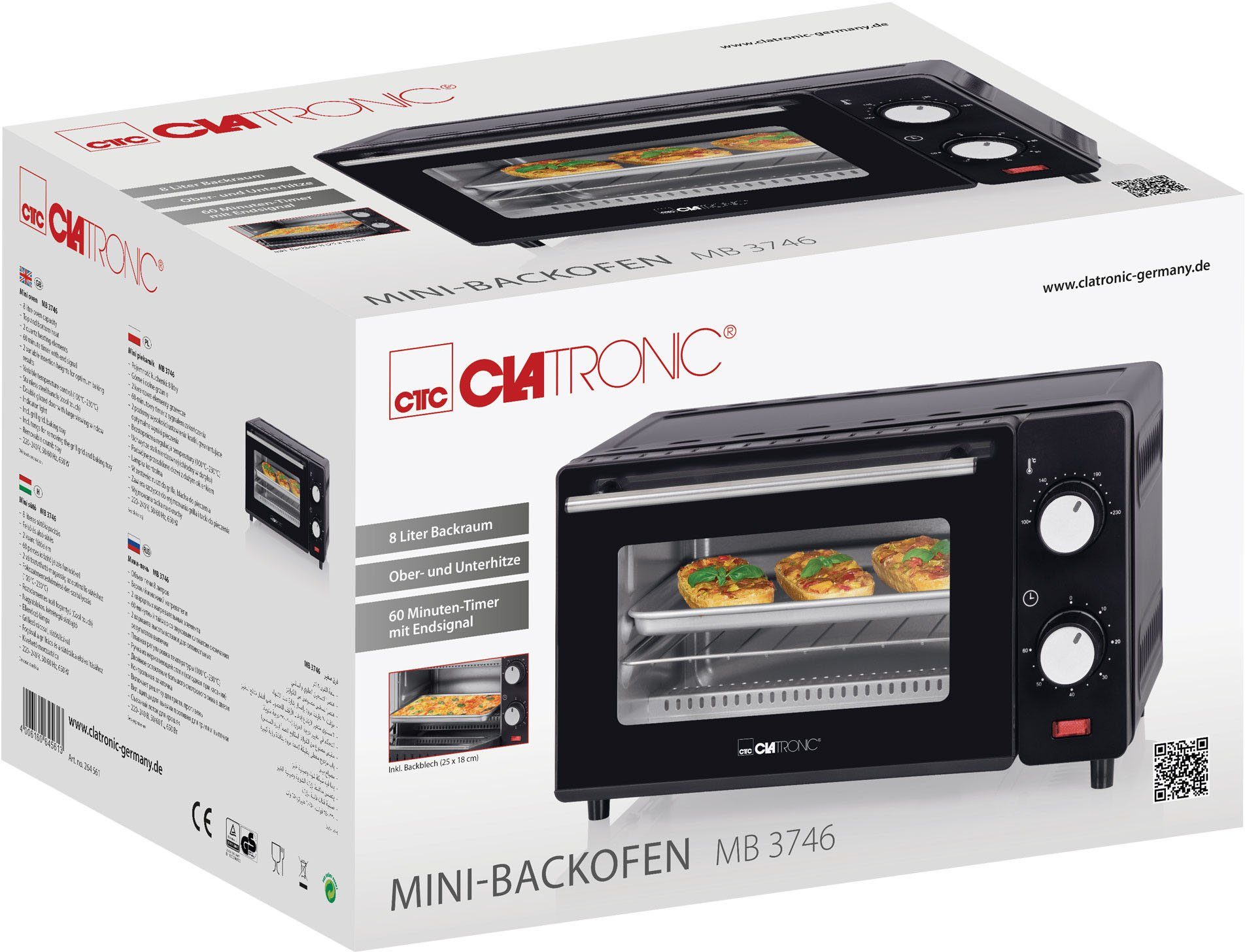 CLATRONIC Minibackofen MB 3746