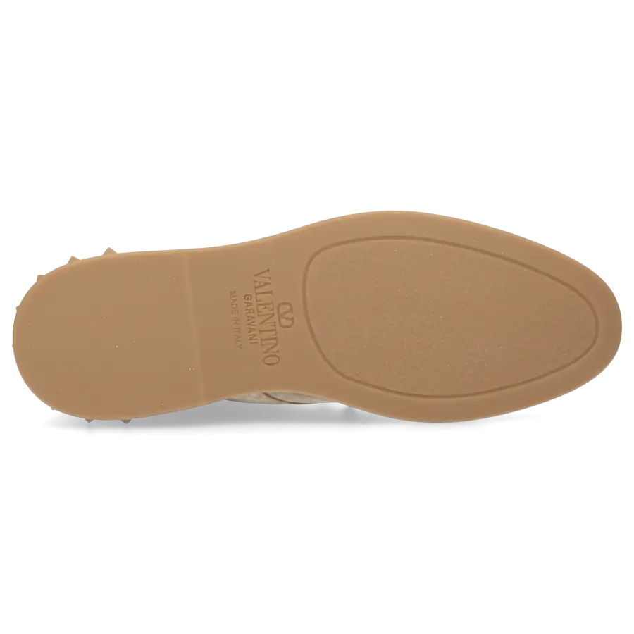Valentino Garavani - Stiefeletten LEISURE FLOWS Veloursleder - beige