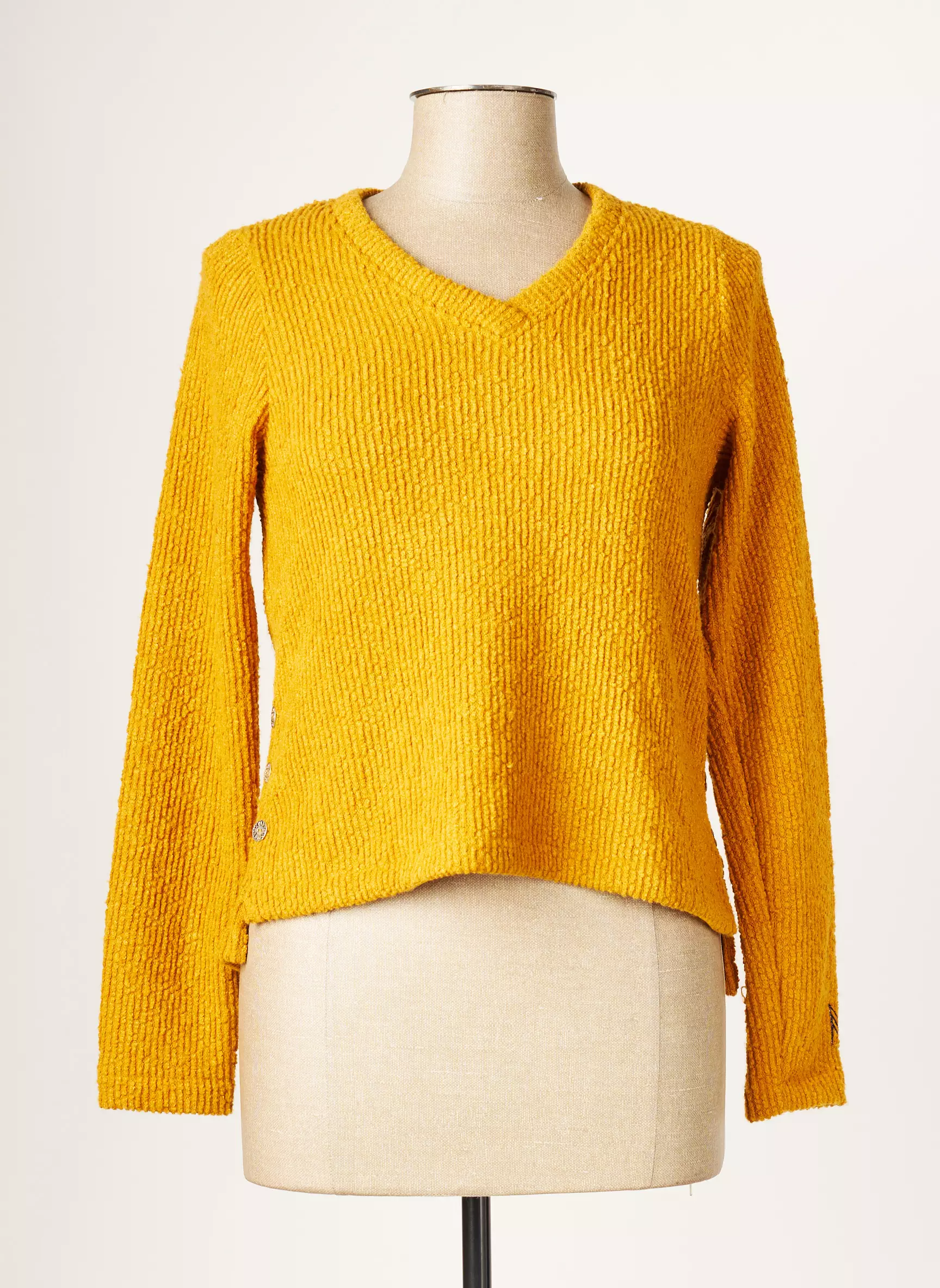 Maloka Pulls Femme couleur jaune