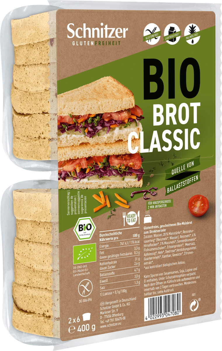 Brot Classic (2x6 Stück), 400 g