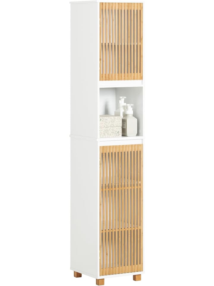 SoBuy Hochschrank in Weiß - (B)33 x (H)165 x (T)33cm günstig kaufen onesize