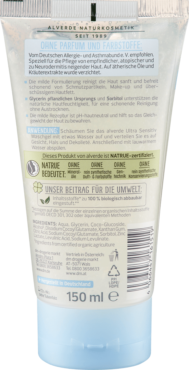 Waschgel Sensitiv, 150 ml
