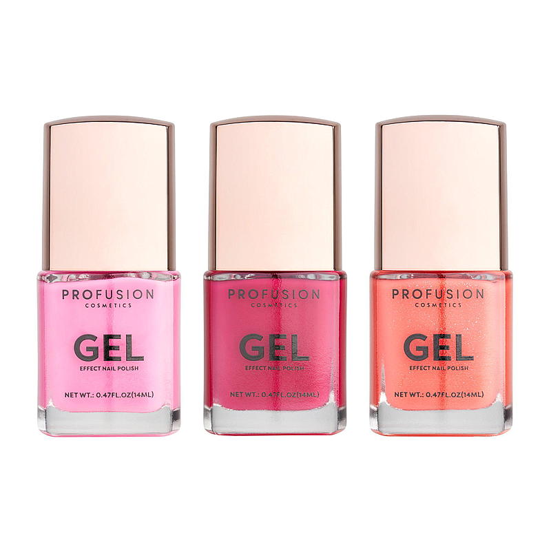 Neglelakk 3-pk gel effect