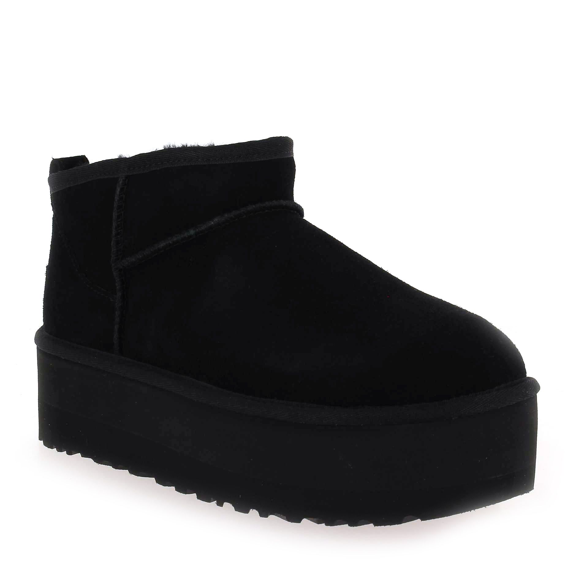 UGG  W CLASSIC ULTRA MINI PLATFORM - Noir