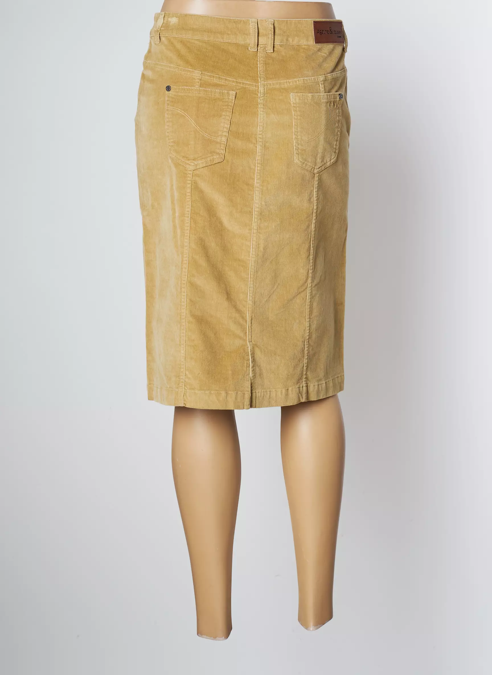 Agathe   Louise Jupes Mi Longues Femme couleur beige
