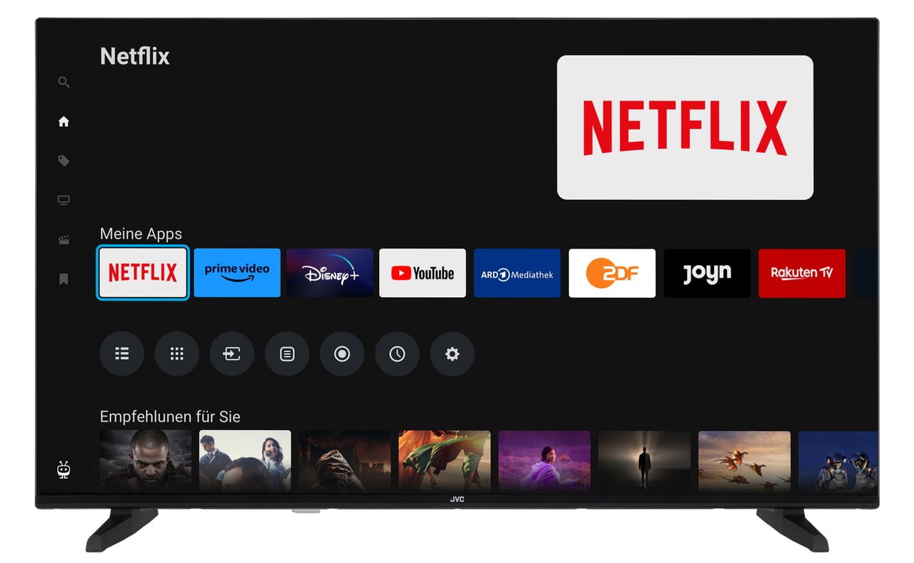 JVC LT-43VU3455 43 Zoll / Smart TV (4K UHD, HDR Dolby Vision, Dolby Atmos, Triple Tuner)
