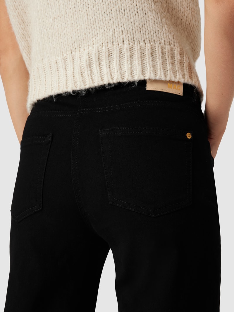 Culotte mit Label-Patch Modell 'Rich' in schwarz