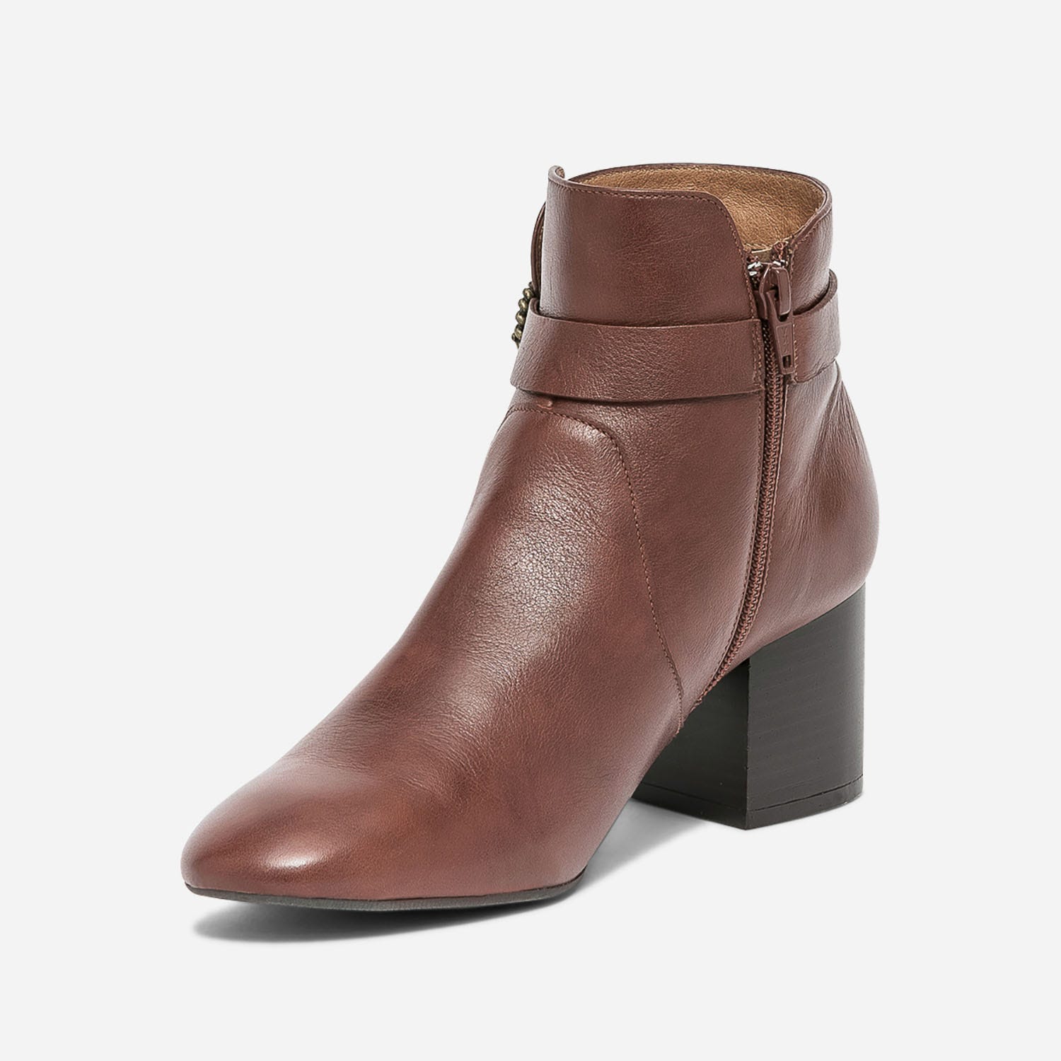 Boots ERAM FLEX marron avec bride à boucle