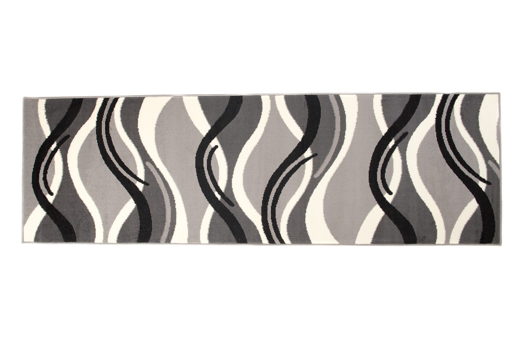 Läufer Läufer Flurläufer Modern für Vorzimmer 80 cm Breit Grau, Mazovia, 80 x 100 cm, Kurzflor, Meterware, Höhe 8 mm, Kurzflor - niedrige Florhöhe