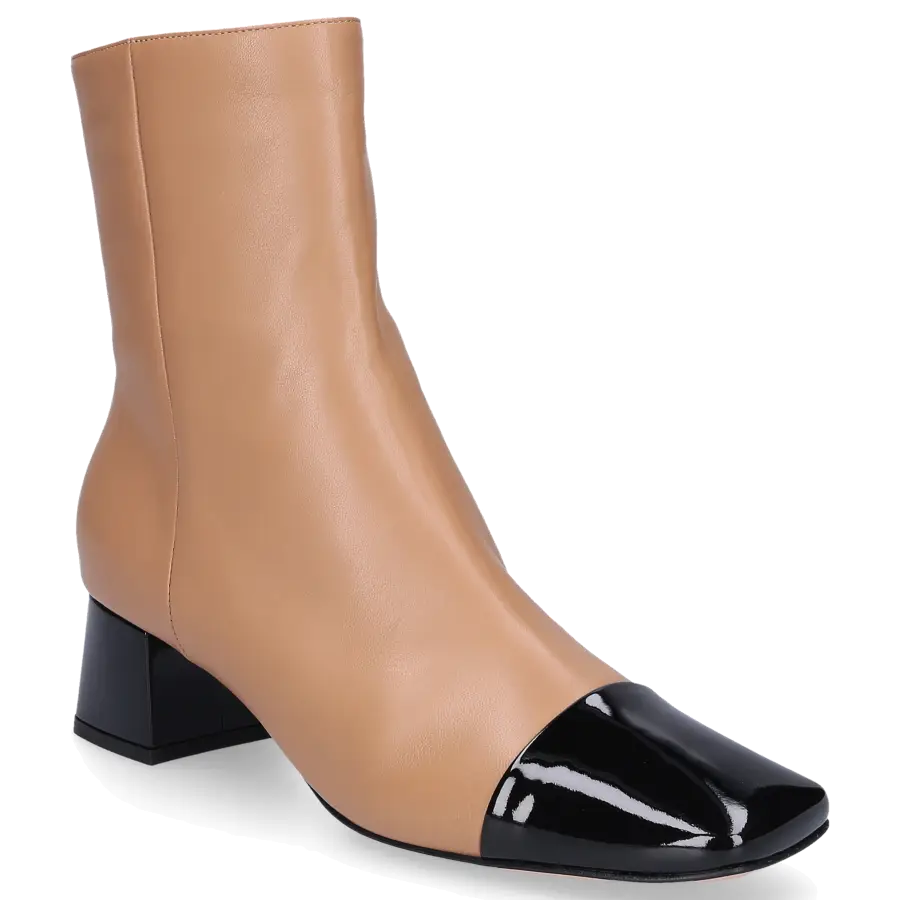 Gianvito Rossi - Klassische Stiefeletten LOGAN 45 Nappaleder - beige