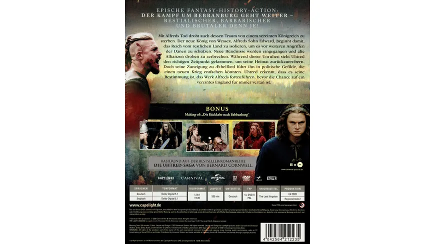 The Last Kingdom - Staffel 4  [5 DVDs]