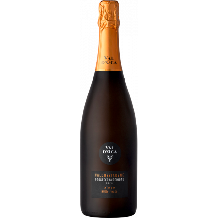 VALDOBBIADENE PROSECCO SUPERIORE DOCG EXTRA DRY MILLESIMATO 2022 - VAL D'OCA