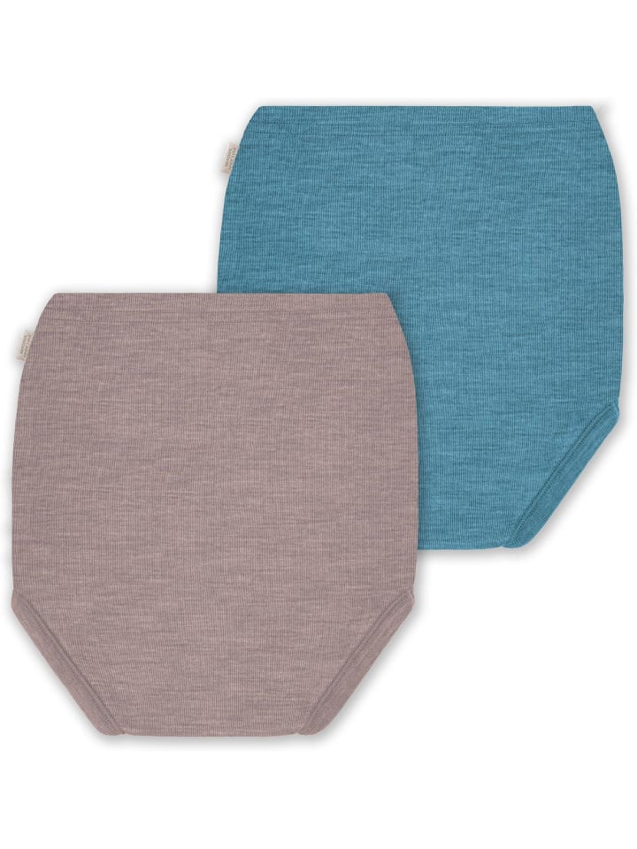 Normani Outdoor Sports 2er Pack Baby Merino Windelhose Tokoroa in Blau/Rosa günstig kaufen