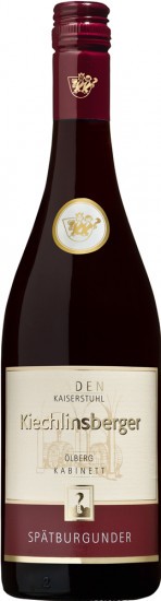 2019 Kiechlinsberger Ölberg Spätburgunder Kabinett *KS* halbtrocken - Winzergenossenschaft Königschaffhausen-Kiechlinsbergen