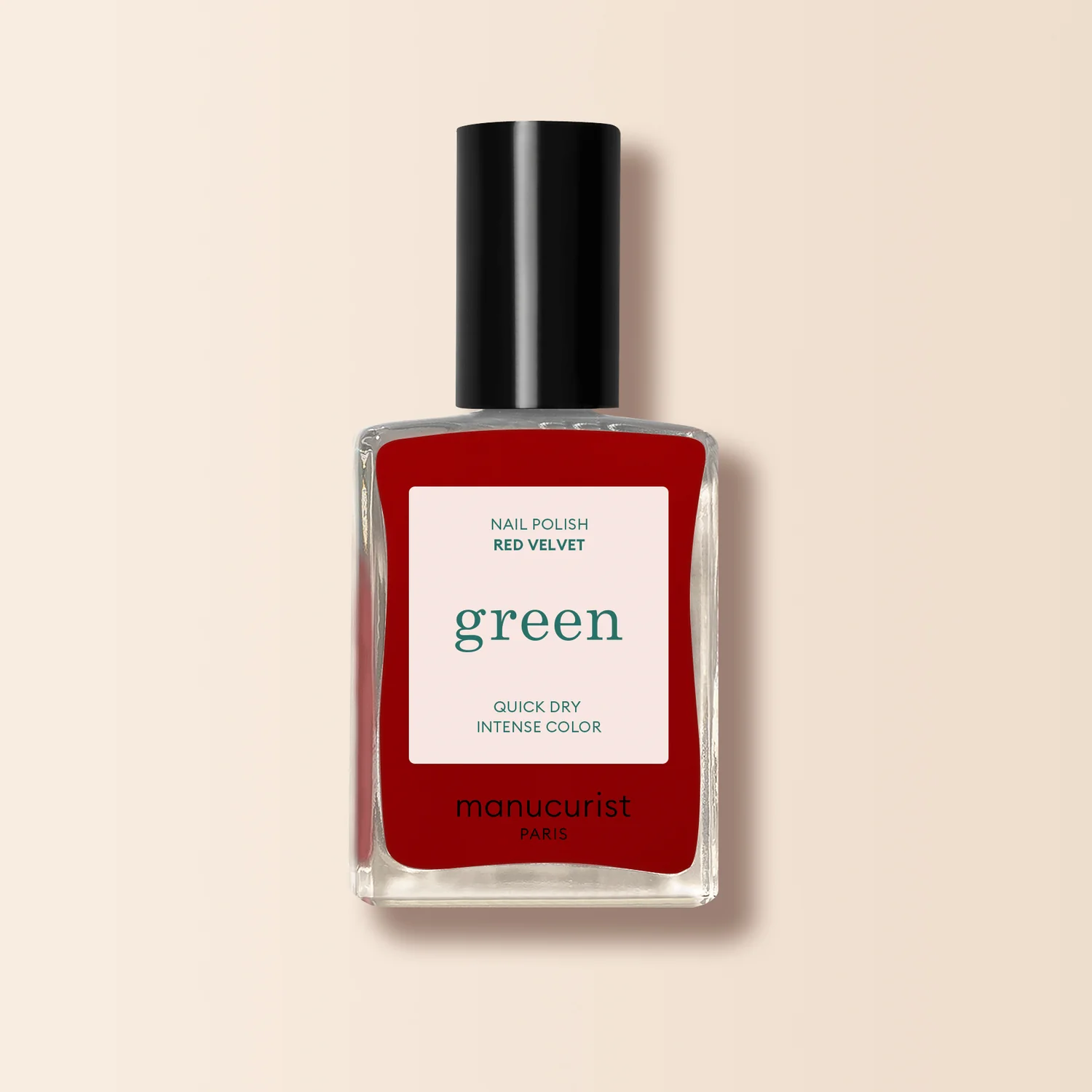 Green™ nagu laka - 15 ml sarkans samts