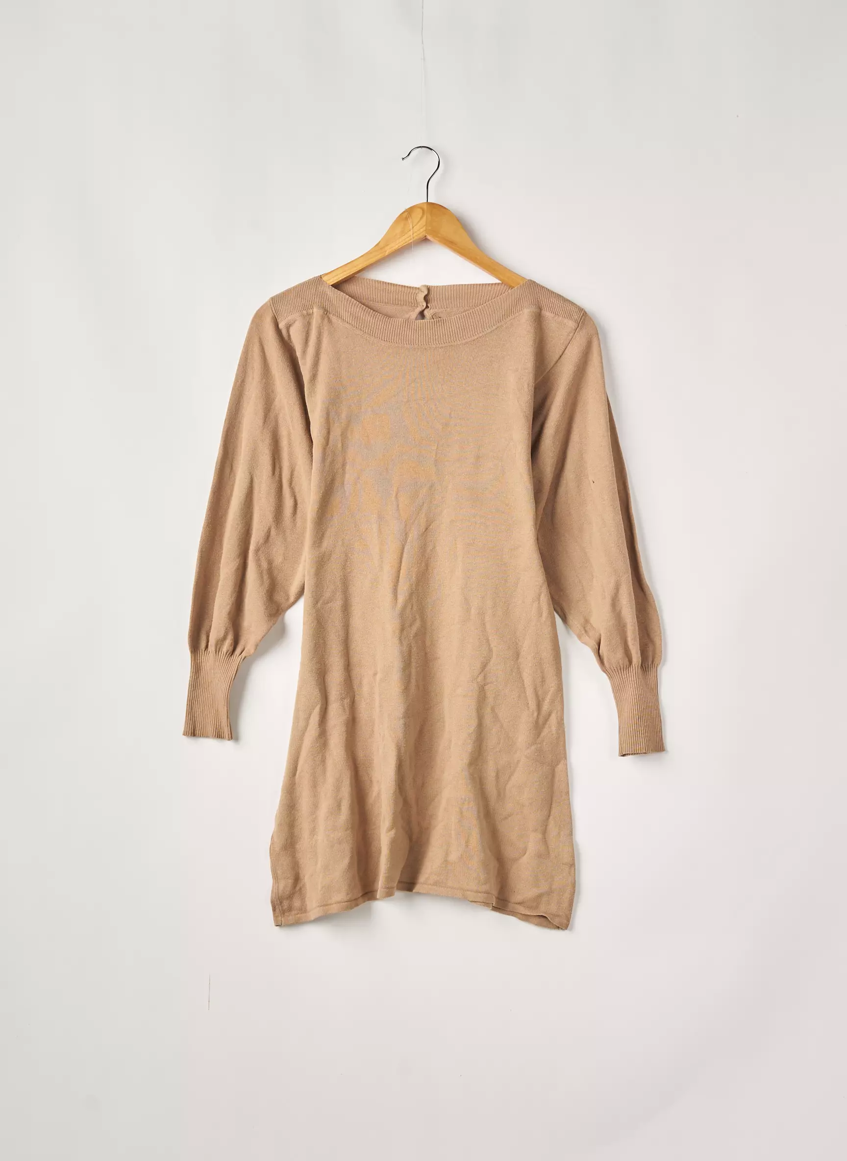 Sans Marque Robes Courtes Femme couleur beige