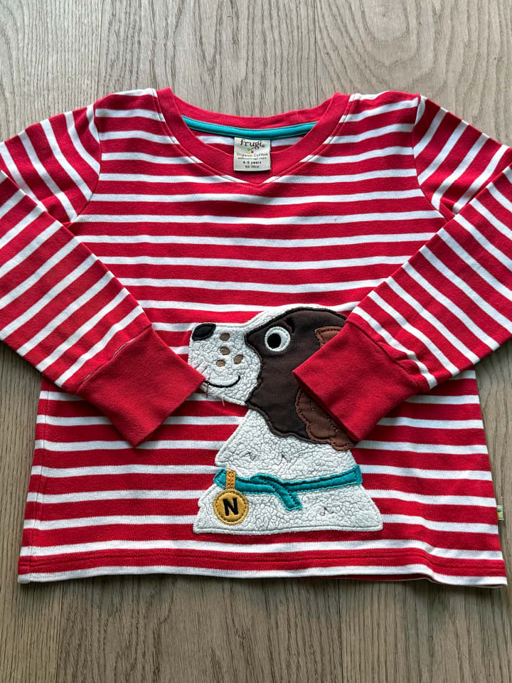 Frugi Frugi Longsleeve Hund Ringel günstig kaufen 104/110