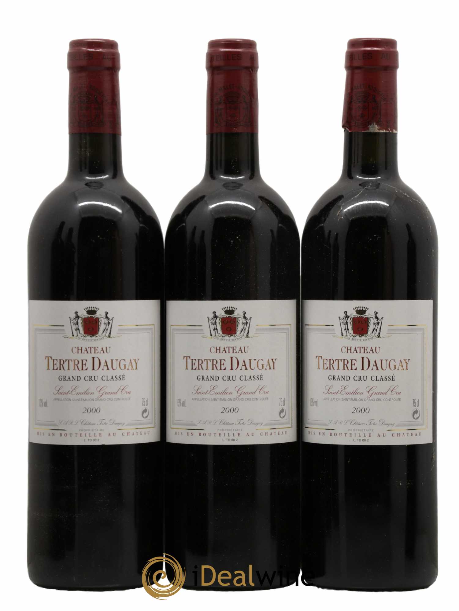 Château Tertre Daugay Grand Cru Classé  2000 - Lot de 12 Bouteilles
