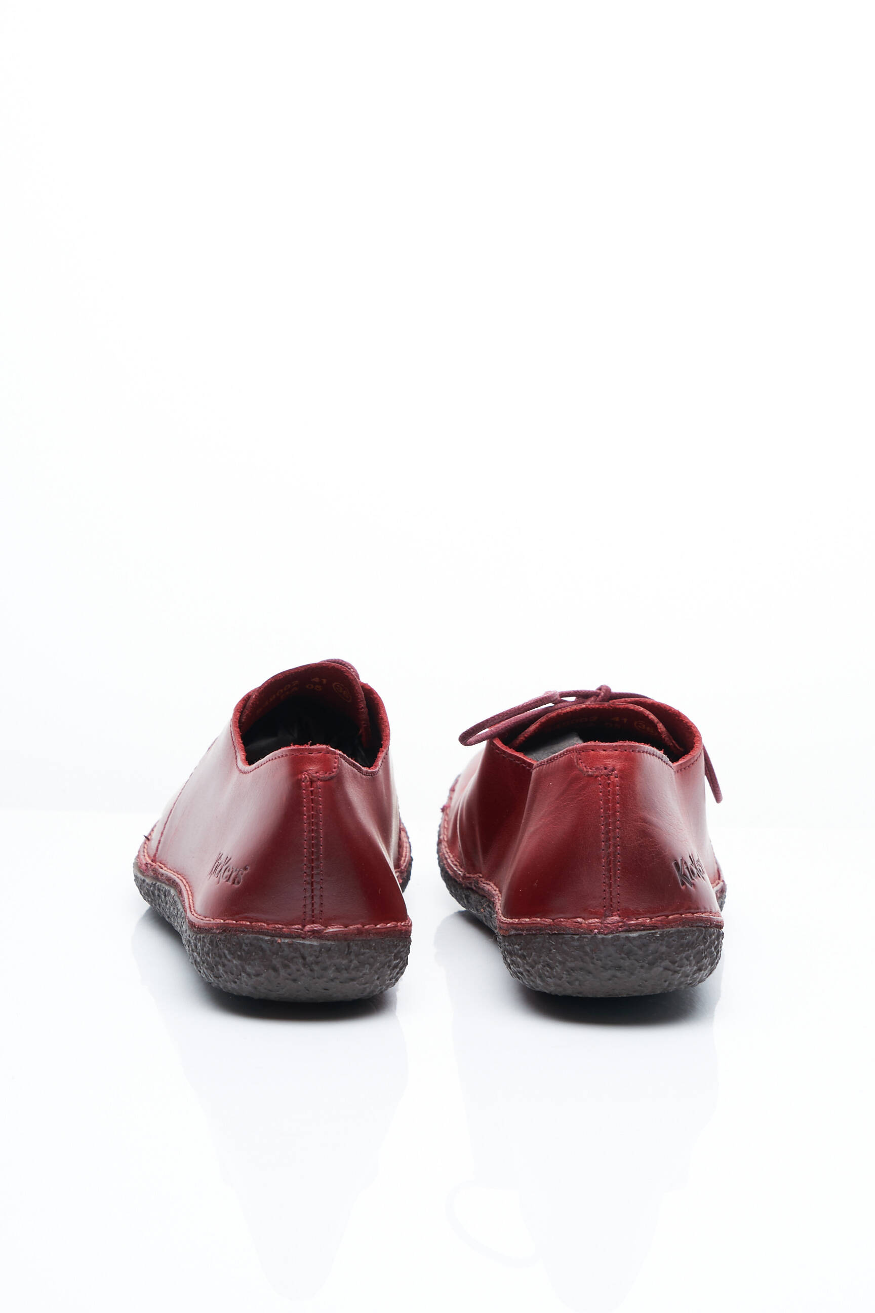 Kickers Derby Femme couleur rouge