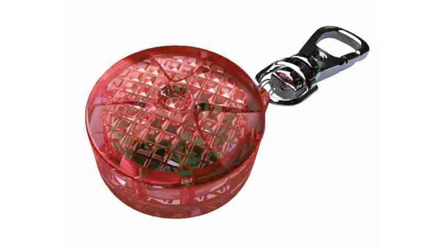 Trixie Safer Life Flasher rot ø 2,5 cm Anhänger für das Hunde Halsband