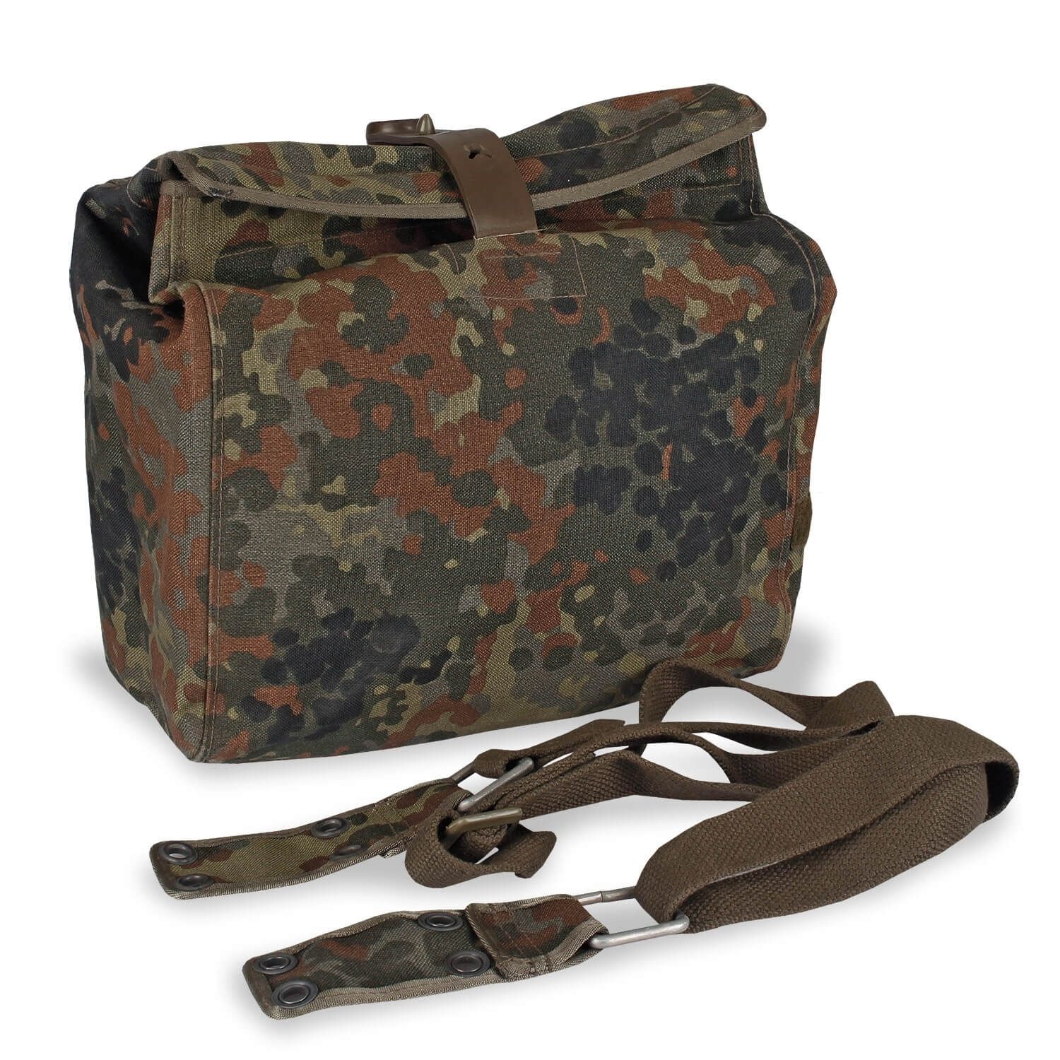 BW Maskentasche m. Gurt flecktarn gebraucht