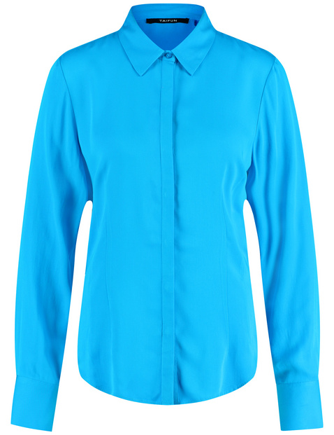 Fein schimmernde Hemdbluse
