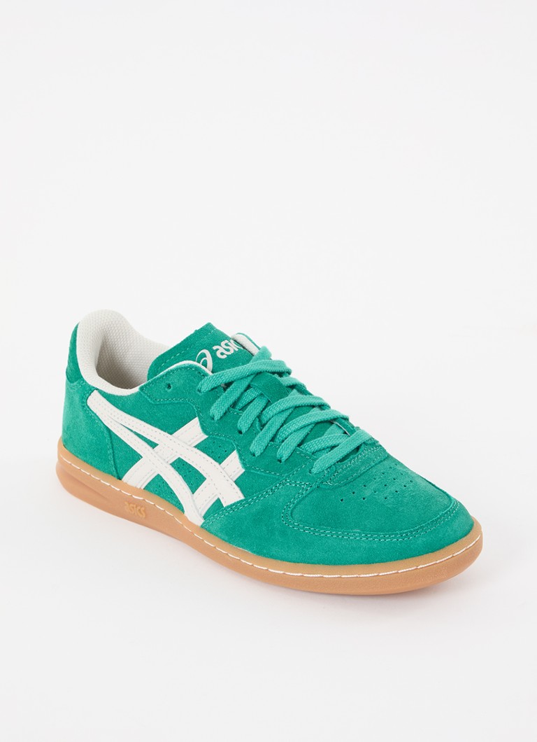 Teniși ASICS x HAY Skyhand OG din piele întoarsă cu detalii din piele