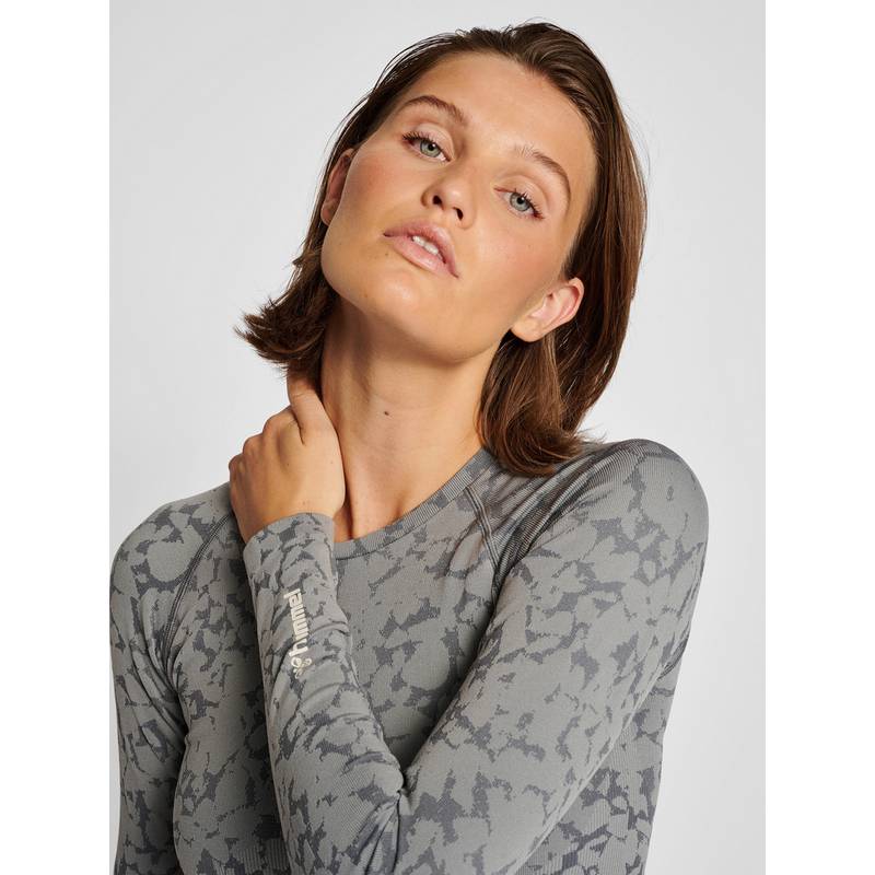 hummel hmlMT PI SEAMLESS CROP T-SHIRT L/S T-Shirt Damen
