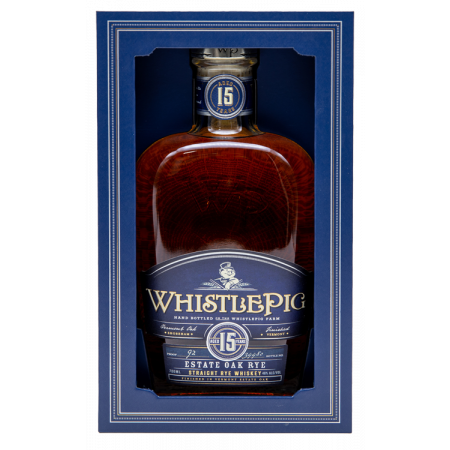 WHISKY WHISTLE PIG ESTATE OAK RYE 15 ANS
