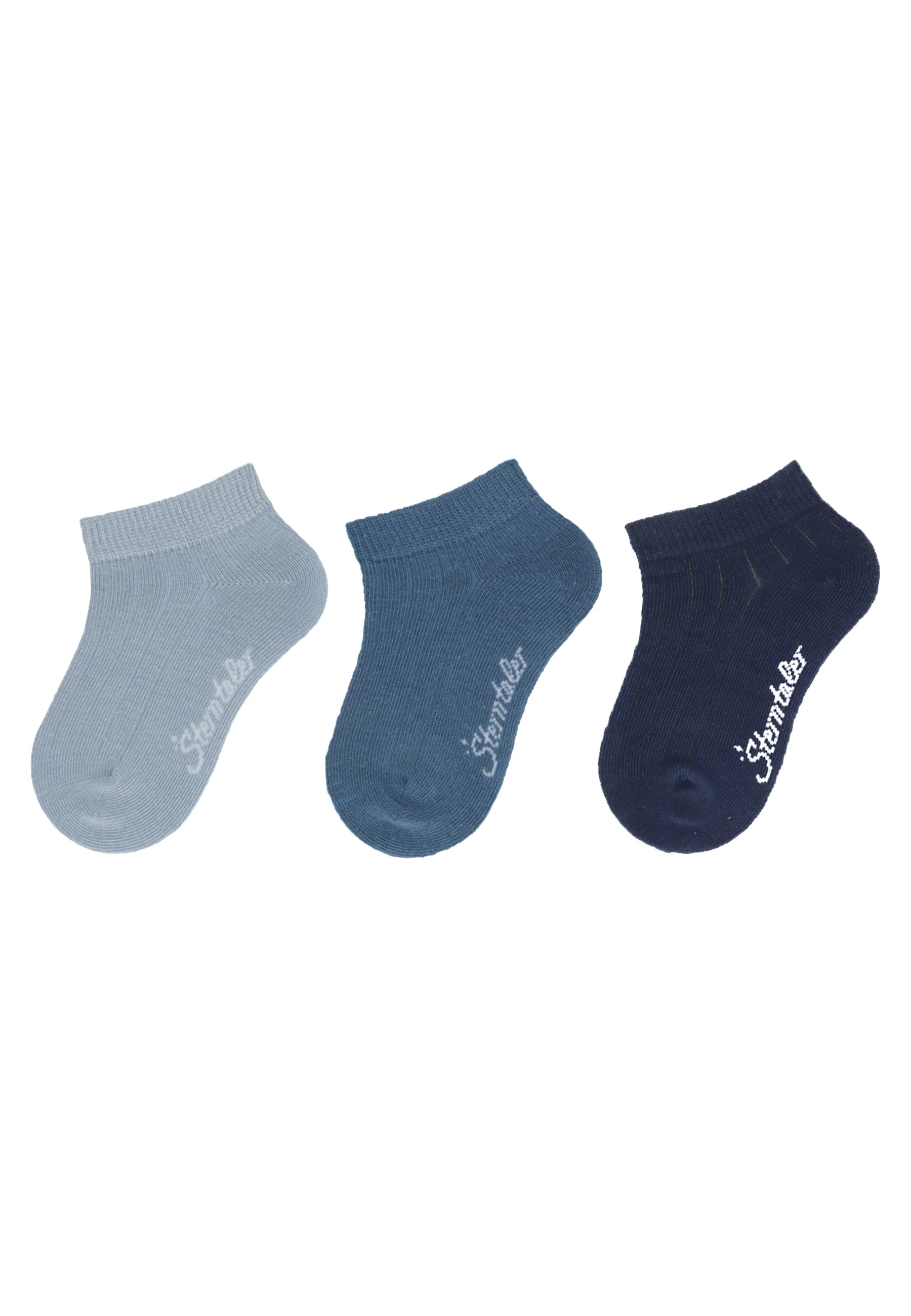 Sneaker Socken im 3er-Pack mit Rippenoptik