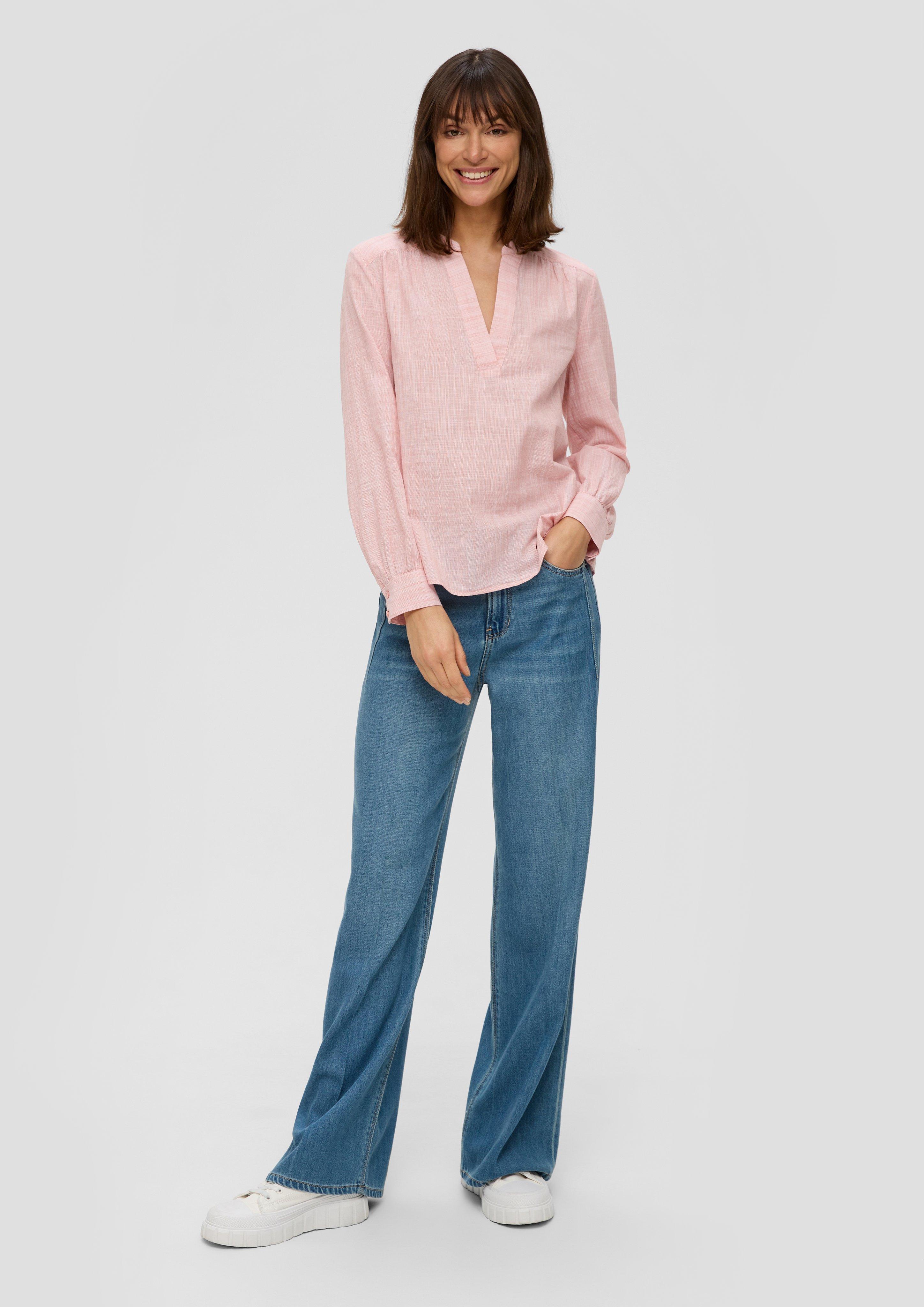 Baumwollbluse mit Raffung  2151508-27H8