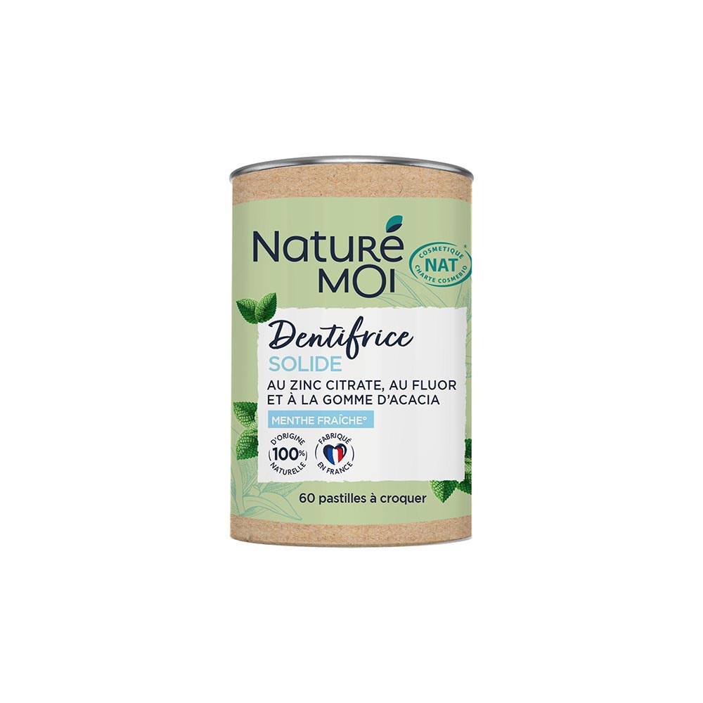 naturé moi Dentifrice Solide x60 comprimés Dentifrice solide