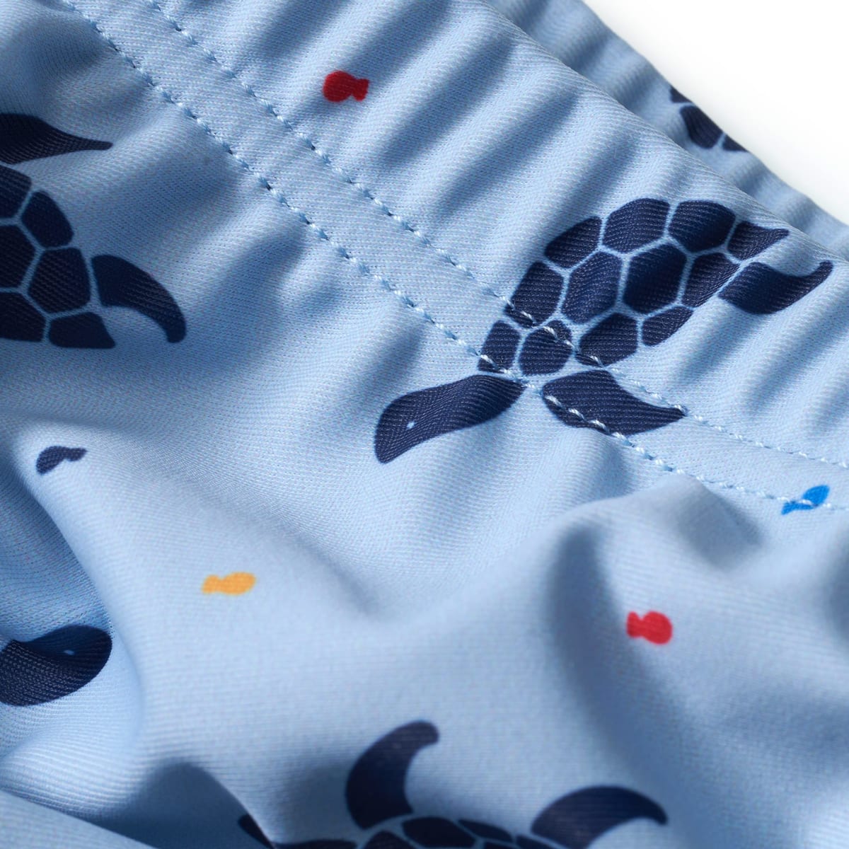 Schwimmwindel mit Schildkröten-Muster, blau, Gr. 74/80, 1 St